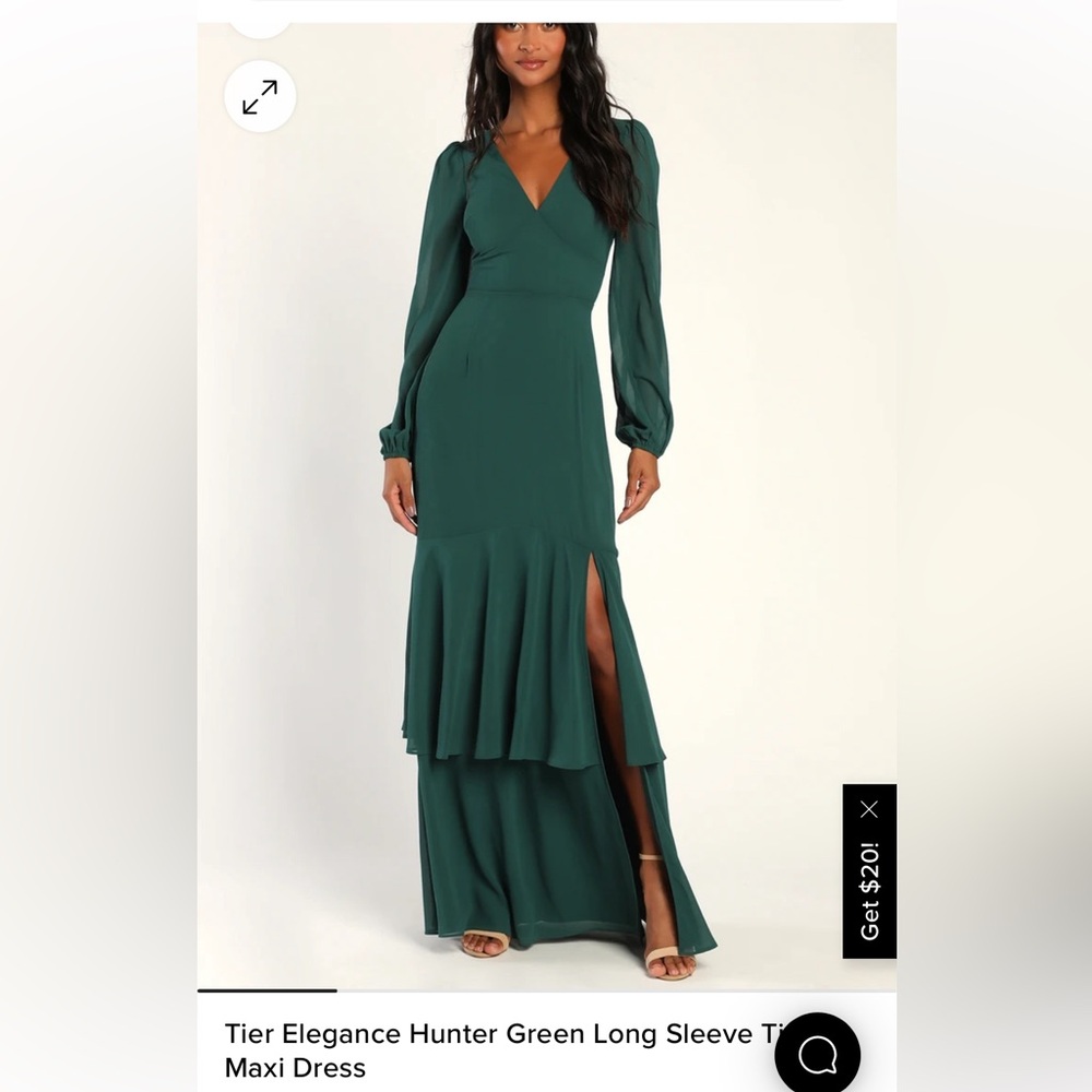 Lulu’s green dress